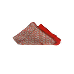 Borbonese rotes Seidenhalstuch für Damen