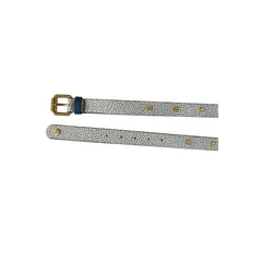 Borbonese Blue Polyvinyl Women's Belt