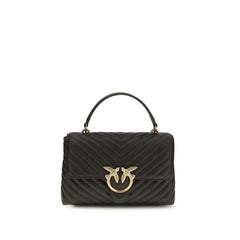 PINKO Bicolor Handtasche aus Kalbsleder