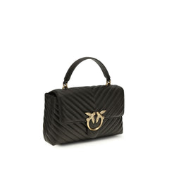 PINKO Bicolor Handtasche aus Kalbsleder