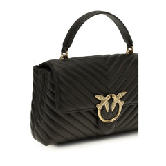 PINKO Bicolor Handtasche aus Kalbsleder