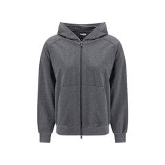 Brunello Cucinelli Grau Baumwoll-Sweatshirt