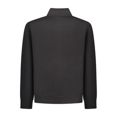 Coveri Moving Black Cotton Men Sweatshirt