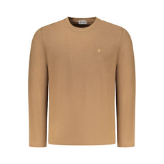 Coveri Moving Marrone Cotton Men T-Shirt