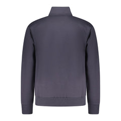Coveri Moving Blue Cotton Men Sweatshirt