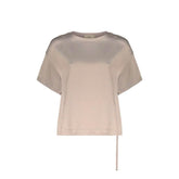Herno Bluse aus beiger Azetatseide