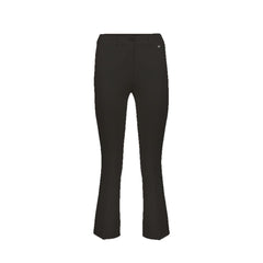 Herno Black Elastane Schlaghose