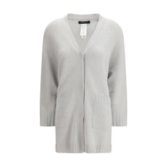 Fabiana Filippi Gray Wool Cardigan