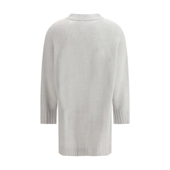 Fabiana Filippi Gray Wool Cardigan