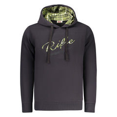 Rifle Blue Baumwoll-Herrenhoodie