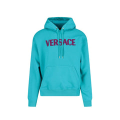 Versace Baumwoll-Sweatshirt in Bicolor