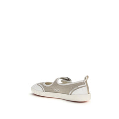 Carel Paris Beige Baumwoll-Ballerinas