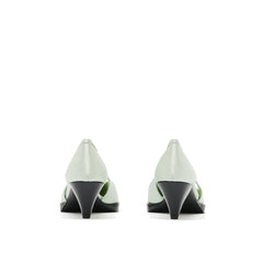 Prada Bicolor Silk High Heel Pumps