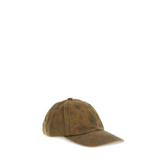 The Attico Braune Baumwollcap (Baseballkappe)