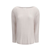 Allude Kaschmirpullover in Weiß