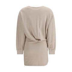 Marant Etoile Beige Cotton Casual Dress