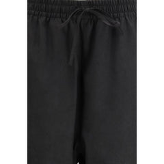 Rohe Black Polyester Joggers (Workout Pants)