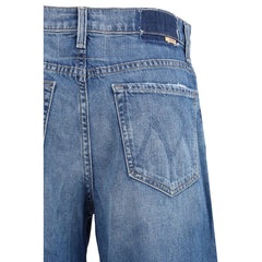 Mother Denim Blaue Baumwoll-Schlagjeans