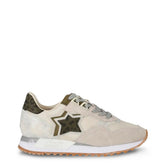 Atlantic Stars Brown Suede Leather Athletic Sneakers