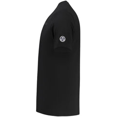 North Sails Black Cotton Men T-Shirt
