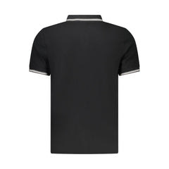 North Sails Black Cotton Men Polo