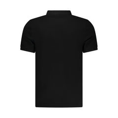 North Sails Black Cotton Mens Polo Shirt