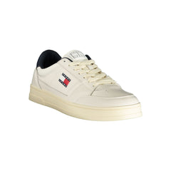 Tommy Hilfiger – Weiße Leder-Sneaker für Herren