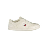 Tommy Hilfiger White Polyurethane Men Sneaker