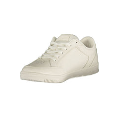 Tommy Hilfiger Bianco Polyurethane Men Sneaker