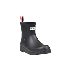 Hunter Black Stiefeletten aus recyceltem Polyester