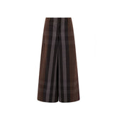Burberry Braune Baumwoll Freizeithose