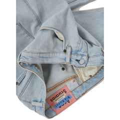 Acne Studios Blaue Skinny Jeans aus Baumwolle