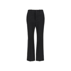 Saint Laurent Freizeithose aus schwarzer Baumwolle