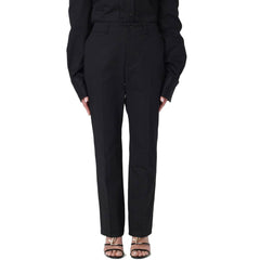 Saint Laurent Freizeithose aus schwarzer Baumwolle