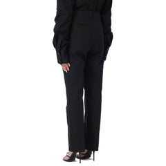 Saint Laurent Freizeithose aus schwarzer Baumwolle