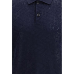 Burberry Blaues Woll-Polohemd