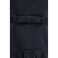 P.A.R.O.S.H. Blue Polyester Casual Dress