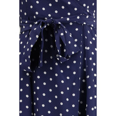 P.A.R.O.S.H. blaues Seiden-Freizeitkleid