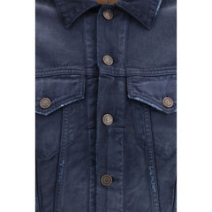 Balenciaga Jeansjacke aus blauer Baumwolle