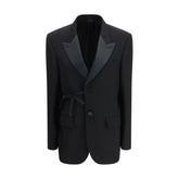 Balenciaga Zwarte wollen jas
