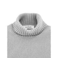 Gran Sasso Grauer Rollkragenpullover aus Wolle