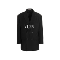 Valentino Garavani Black Silk Blazer