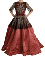 Dolce & Gabbana Seidenkleid „Crystal Chandelier Princess“