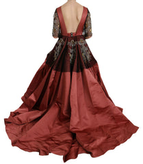 Dolce & Gabbana Seidenkleid „Crystal Chandelier Princess“
