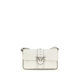 PINKO White Leather Shoulder Bag