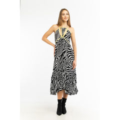 Patrizia Pepe Black Viscose Casual Dress