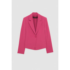 Patrizia Pepe Yellow Polyester Blazer