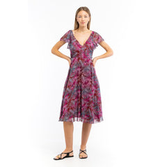 Patrizia Pepe Purple Polyester Casual Dress