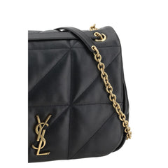 Saint Laurent Schultertasche aus schwarzem Kalbsleder (Bos Taurus)