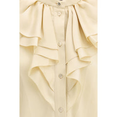 Gucci Beige Silk Shirt
